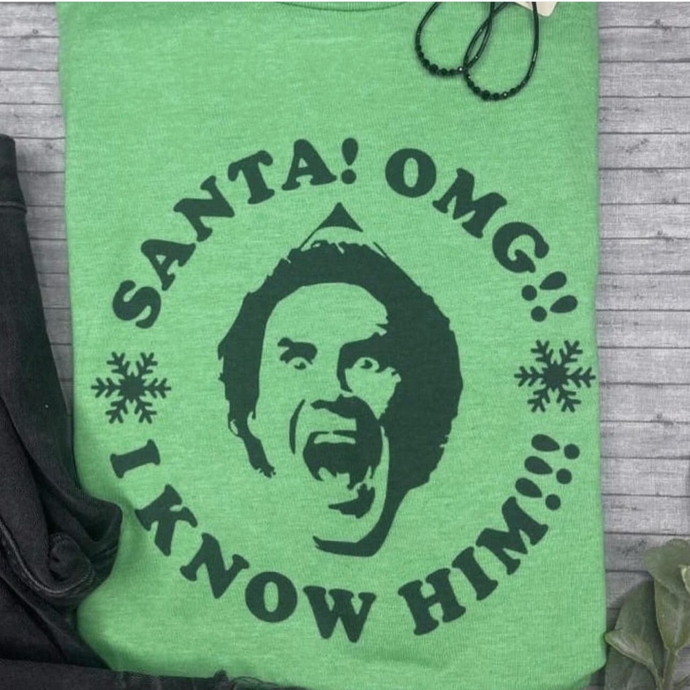 Santa! Omg! I know him t-shirt